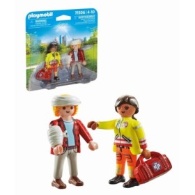 Set doua figurine paramedic cu pacient